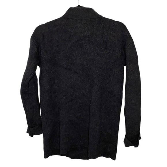 J. Crew Merino Wool Peacoat - Size Small, Charcoal Black - Picture 8 of 9